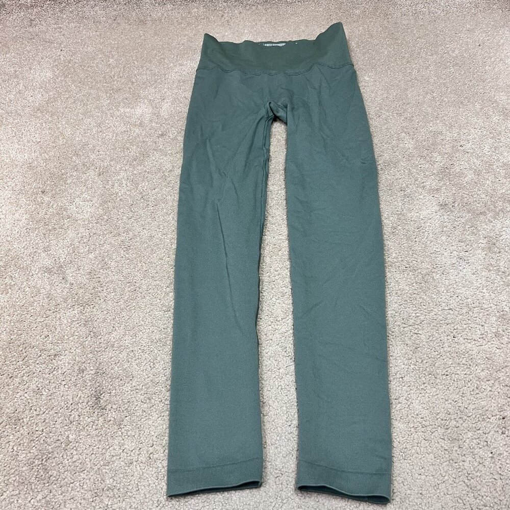 Victoria’s Secret Sport Leggings Green Pull On Women’s Size Medium